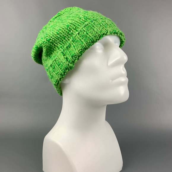 NEW SCOTLAND Other - NEW SCOTLAND Green Knit Cashmere Beanie